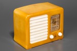 Emerson BM258 Big Miracle Catalin Radio in Yellow w/ Ivory